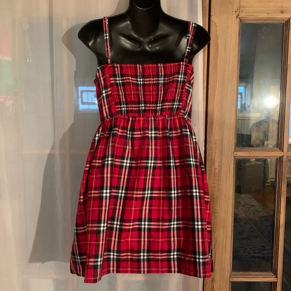 Hot Topic red plaid dress - Picture 2 of 6